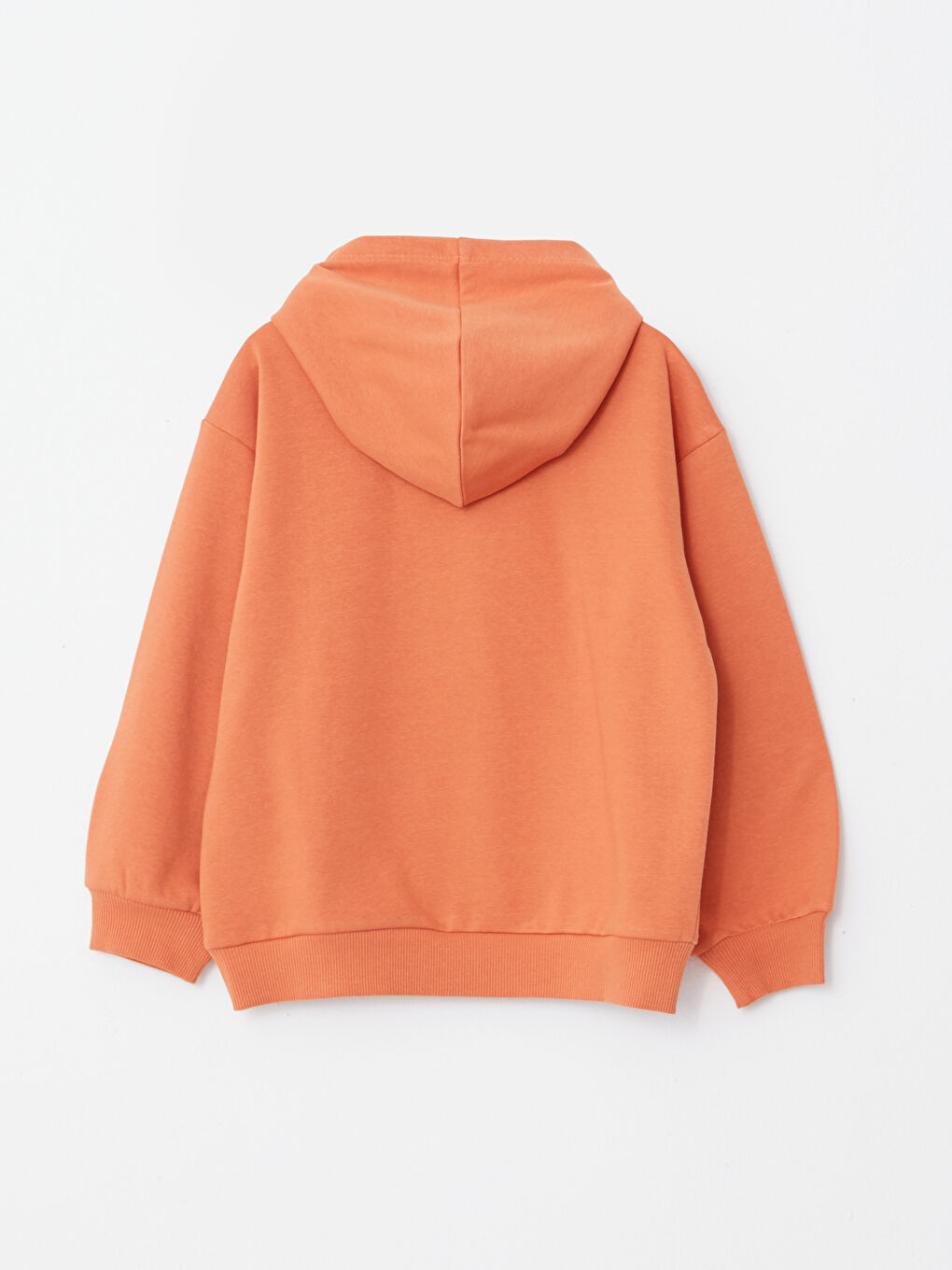 қыздарға арналған принтті ұзын жең капюшонды свитшот-1