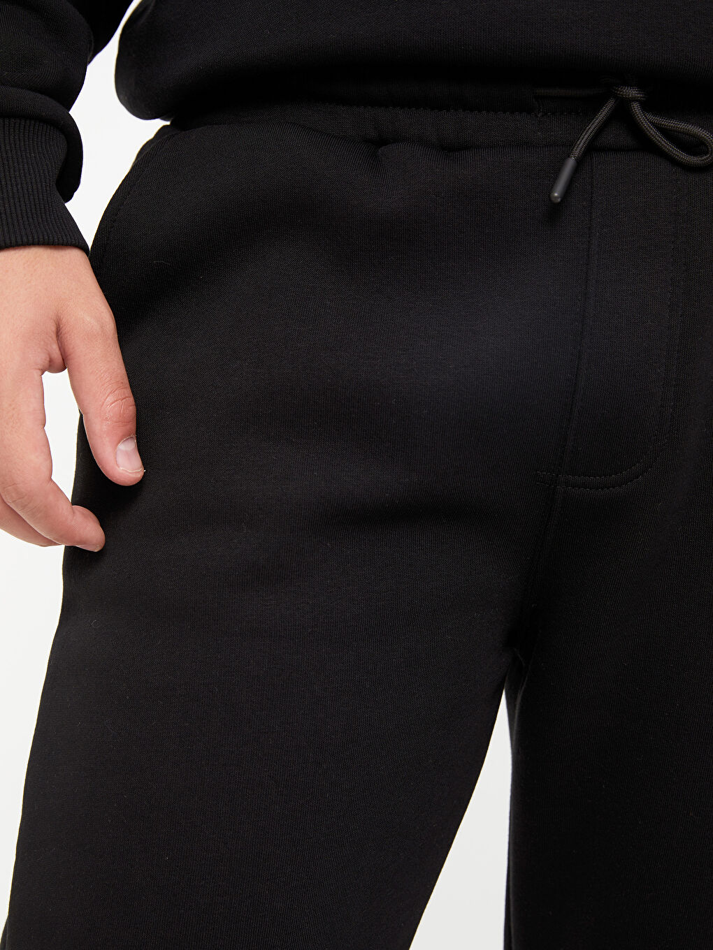 XSIDE Siyah Standart Kalıp Erkek Kalın Jogger Eşofman Altı - 4