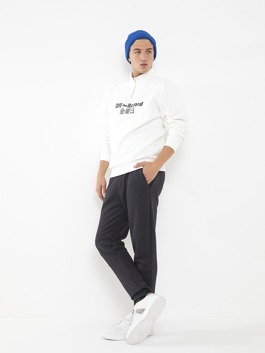 Стандартты пішім ерлерге арналған қалың джоггер спорттық шалбары