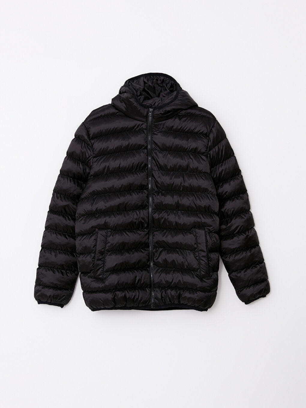 Standard Fit Hooded Men's Puffer Coat-5