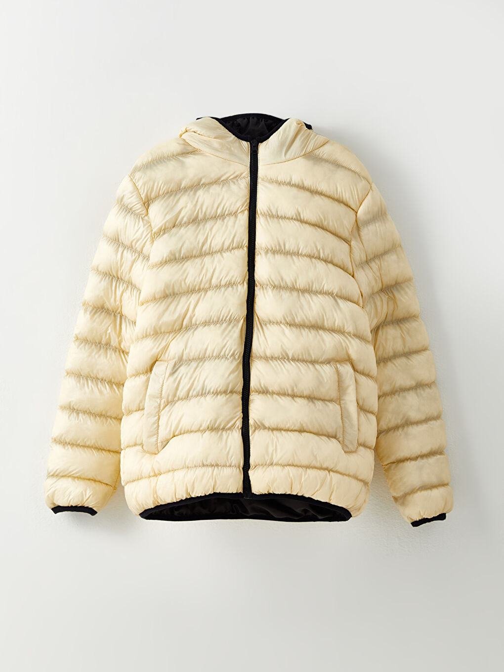 بالطو منتفخ بفتحة عادية بكابوش للرجال-6