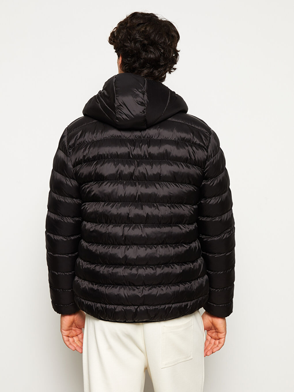 Standard Fit Hooded Men's Puffer Coat-4