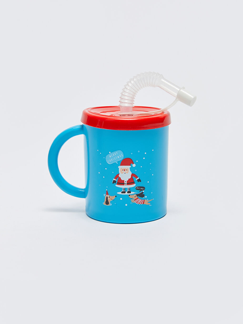 Pahar cu pai pentru bebeluși unisex tematic de Crăciun-3