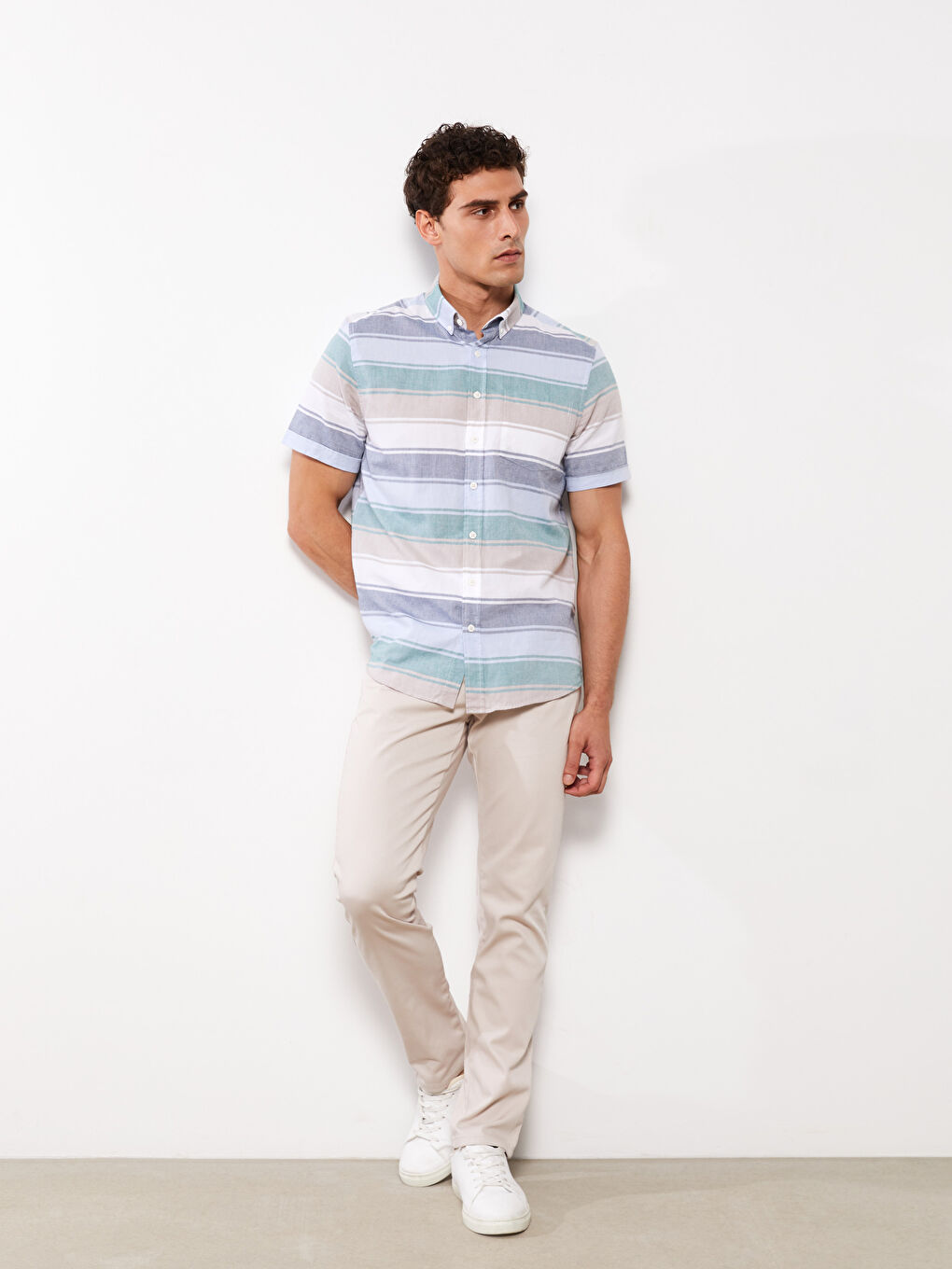 LCW ECO Schlanke Passform Herren-Hosen -W2H019Z8-P7S