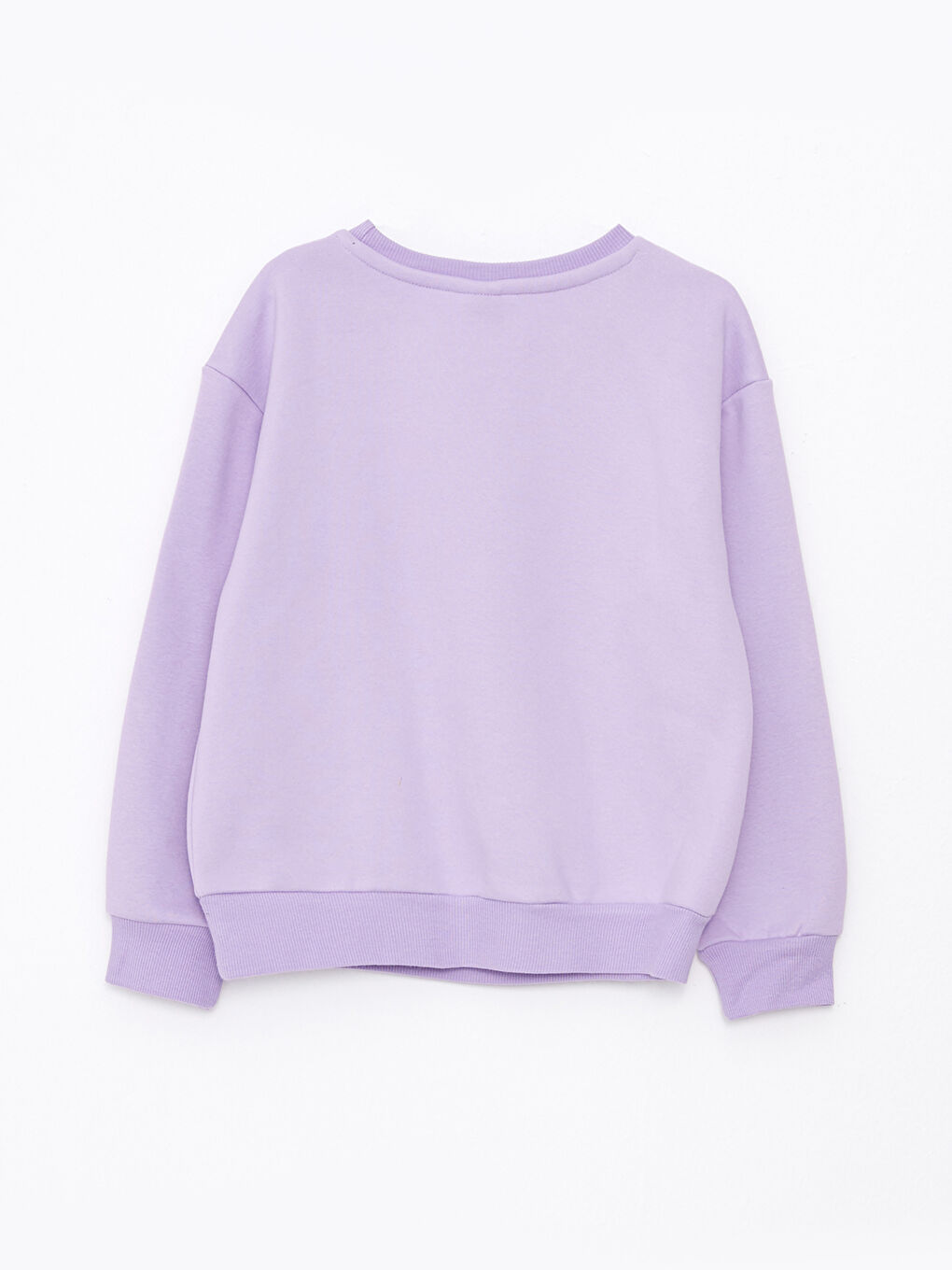 Crew Neck K-Pop Printed Long Sleeve Girl Sweatshirt-1