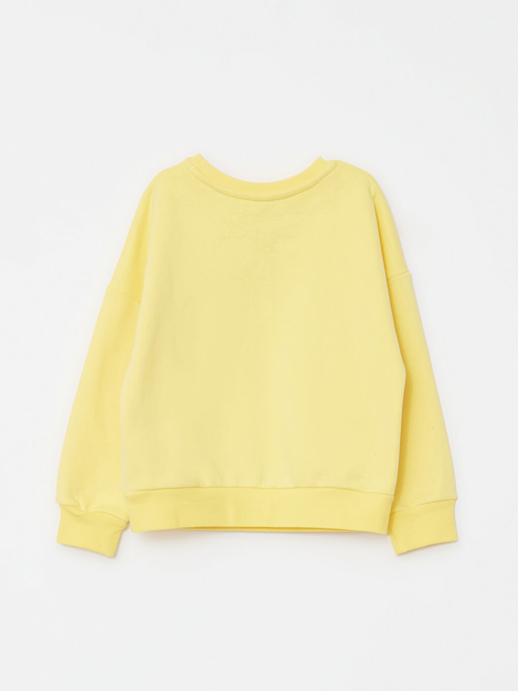 LCW Kids Crew Neck Printed Long Sleeve Girls' Sweatshirt -W2H050Z4-FSH