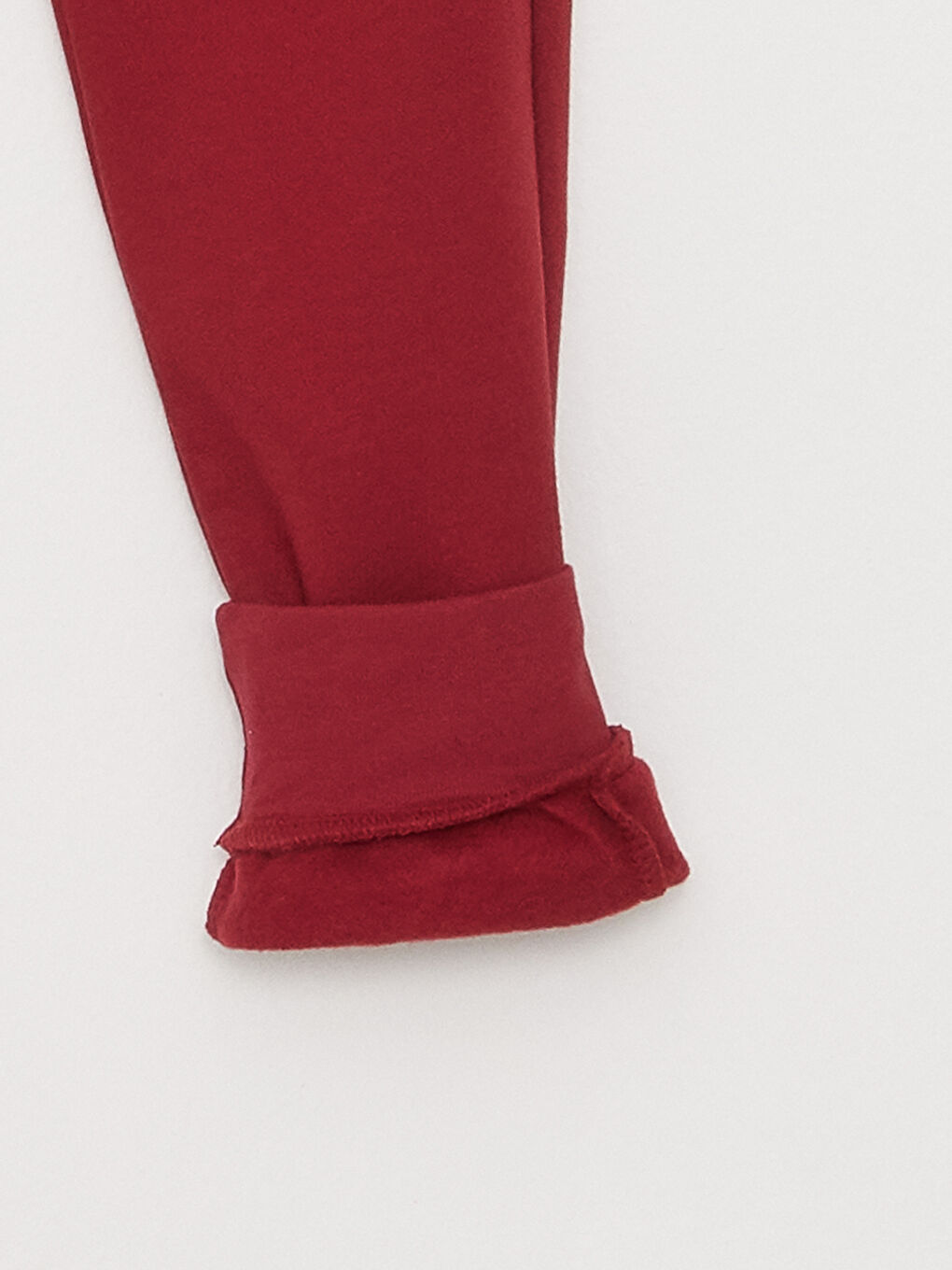 Bordo Beli Lastikli Basic Erkek Çocuk Jogger Eşofman Altı-3