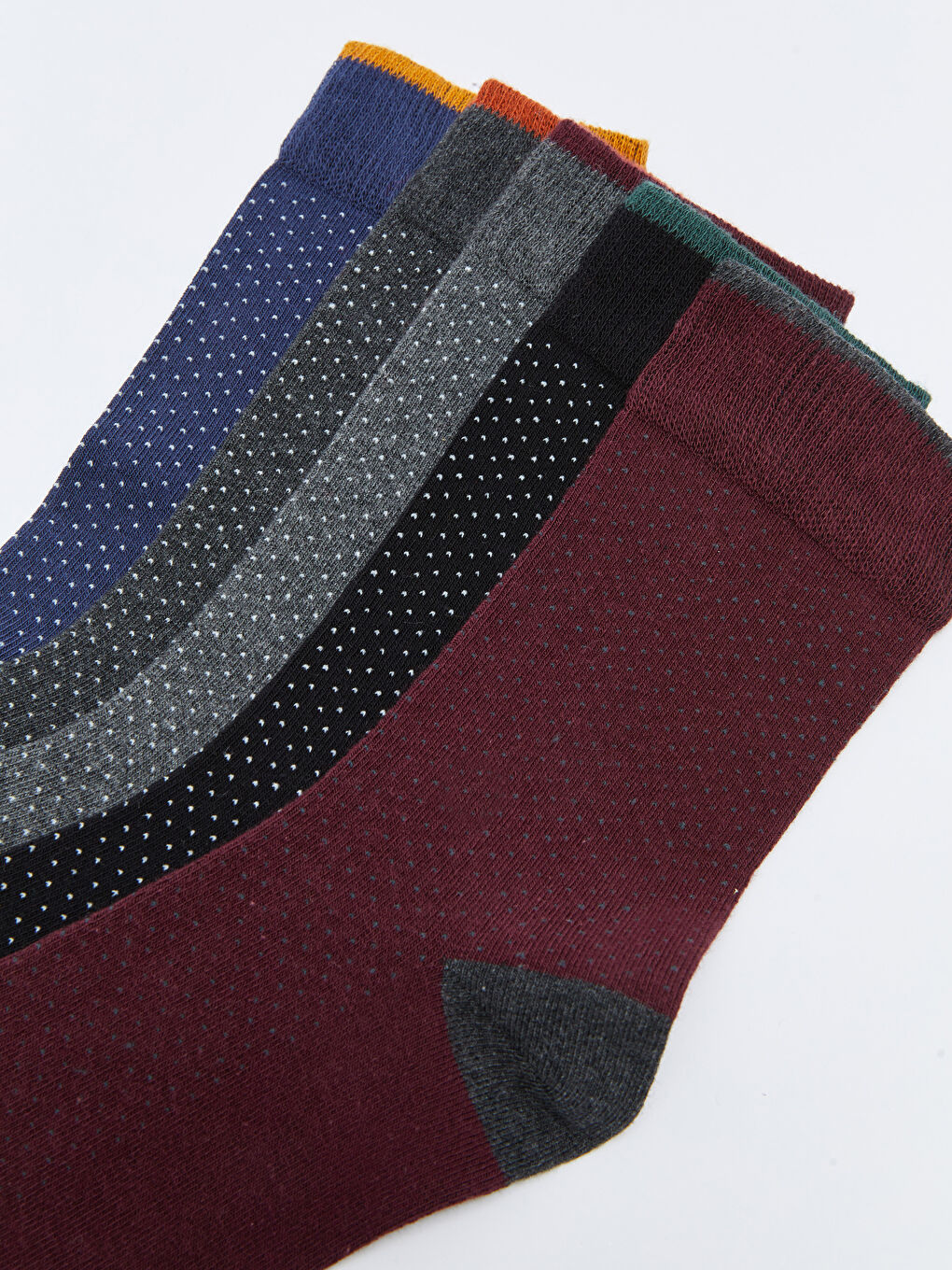 Patterned Men's Ankle Socks 5 Pack-2