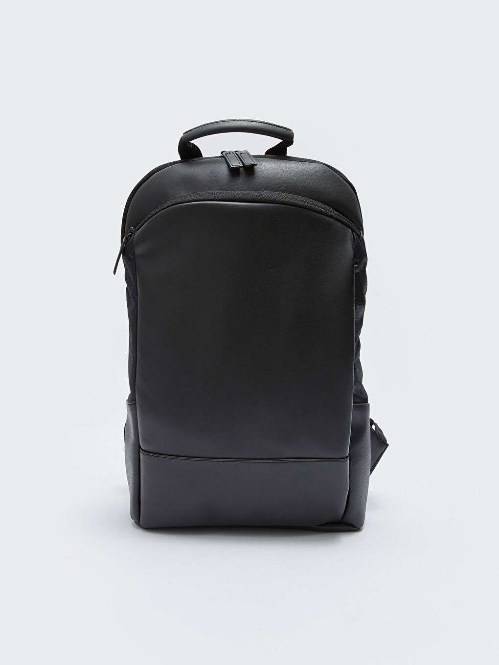 Siyah Deri Görünümlü Erkek Laptop Çantası