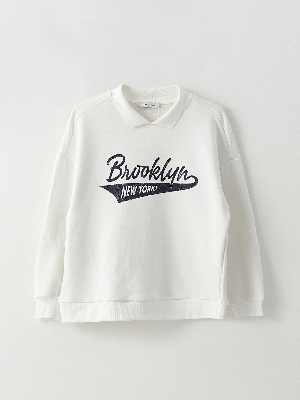 Rollkragen Bedrucktes Langarm Sweatshirt für Damen-6