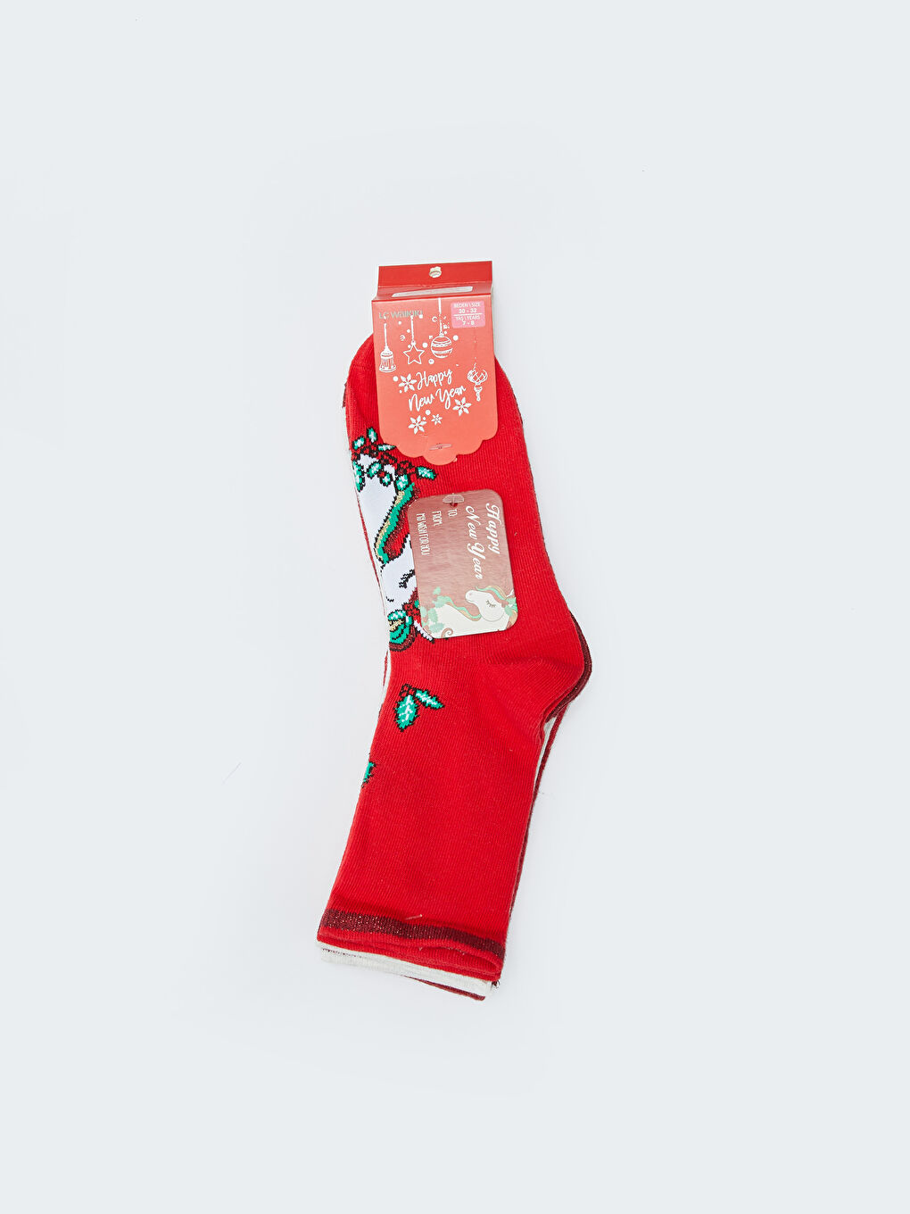 Patterned Girls' Ankle Socks 3-pack-1