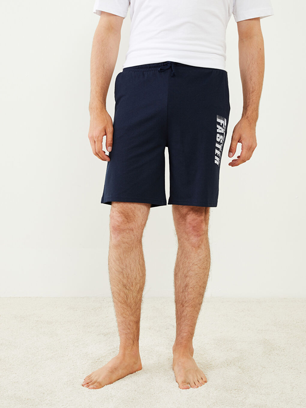 شورت بيجامة رجالي بقصة عادية-3
