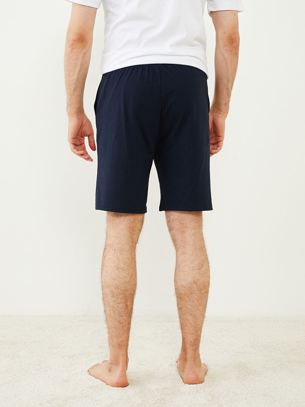 شورت بيجامة رجالي بقصة عادية-4