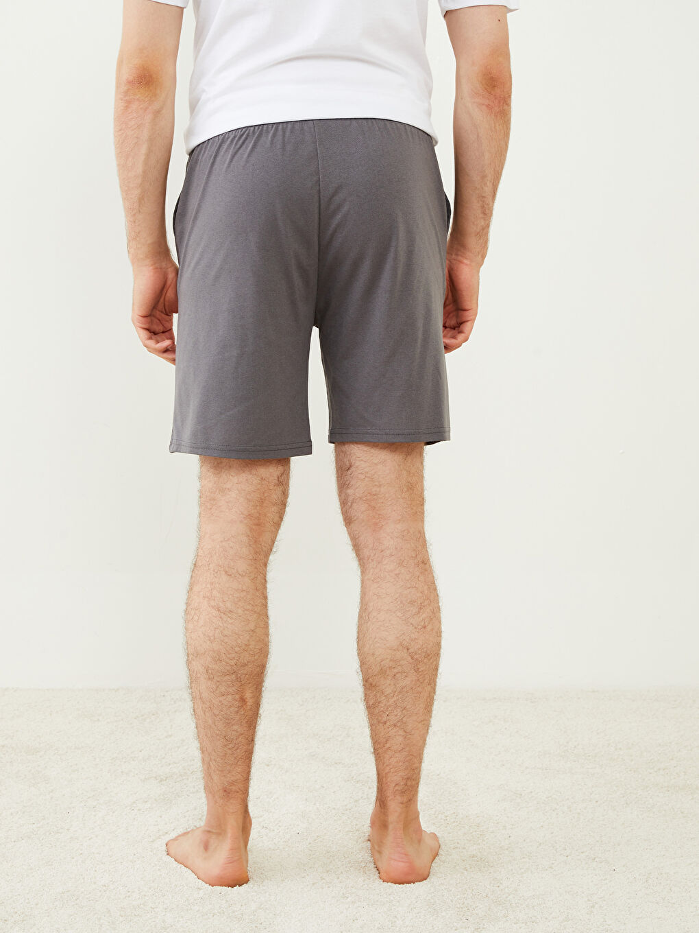 شورت بيجامة رجالي بقصة عادية-4