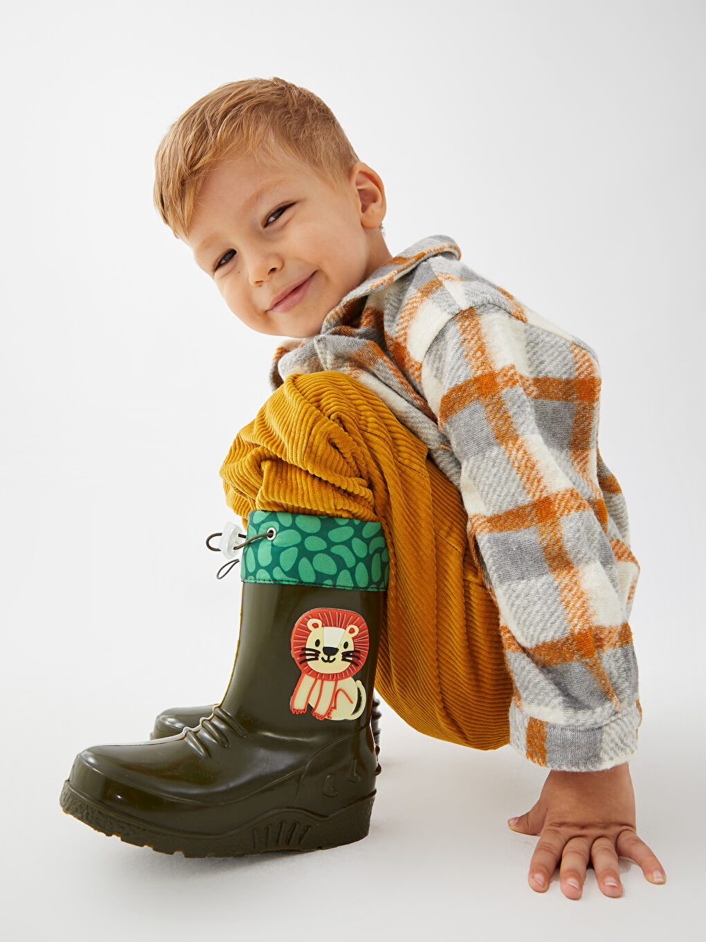Patch Detailed Baby Boy Rain Boot