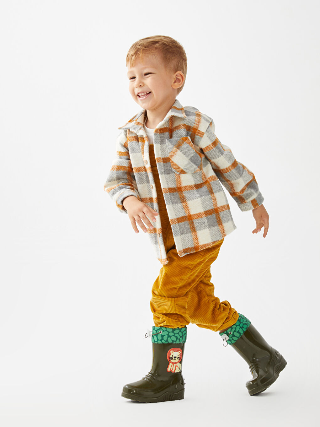 Patch Detailed Baby Boy Rain Boot-1