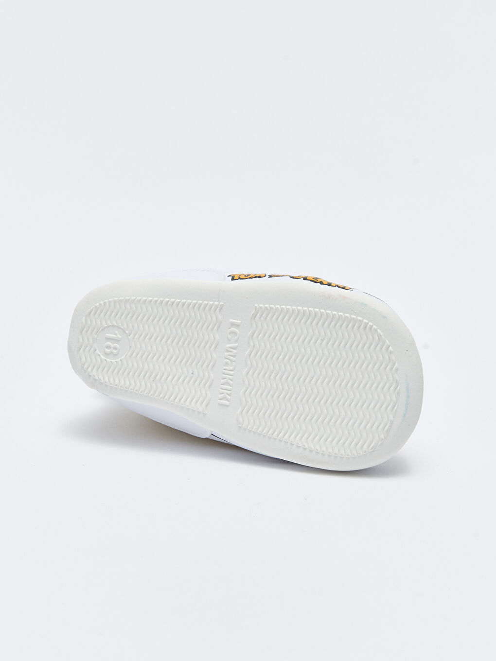 Bej Tom ve Jerry Lisanslı Bağcıklı Erkek Bebek Yürüme Öncesi Ayakkabı-3