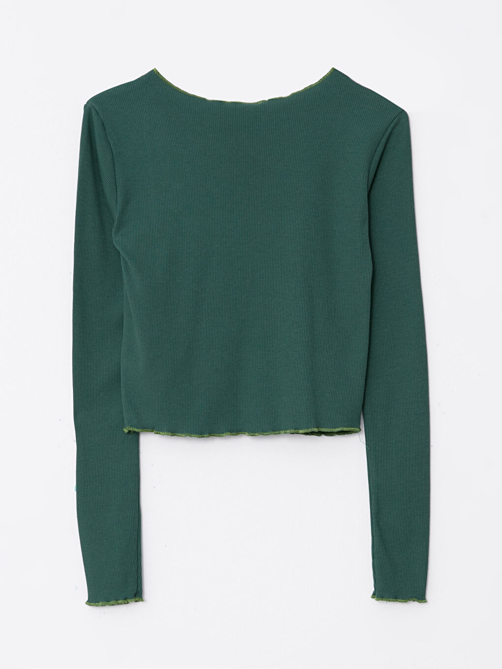 Crew Neck Regular Long Sleeve Women's T-shirt -W2H300Z8-HHT