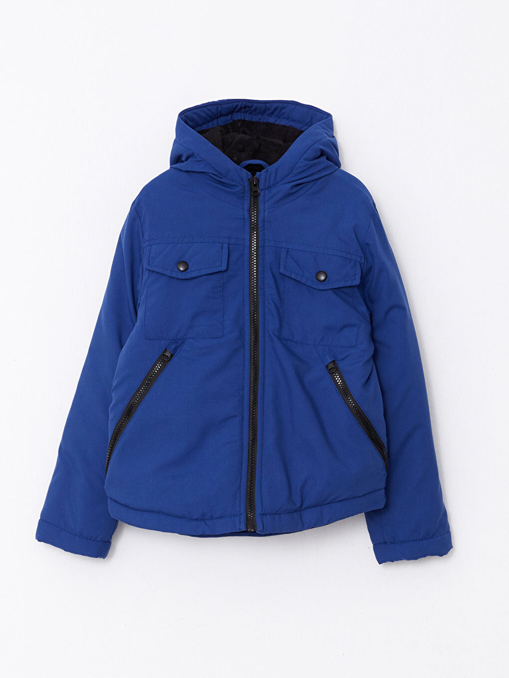 Hooded Basic Boy Coat