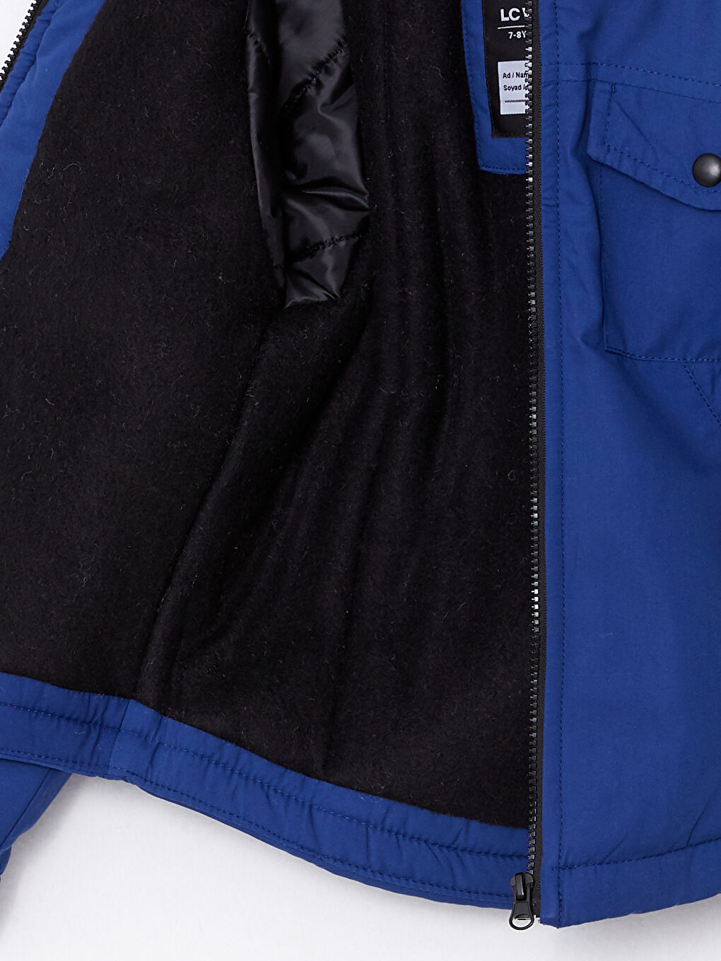 Hooded Basic Boy Coat-2