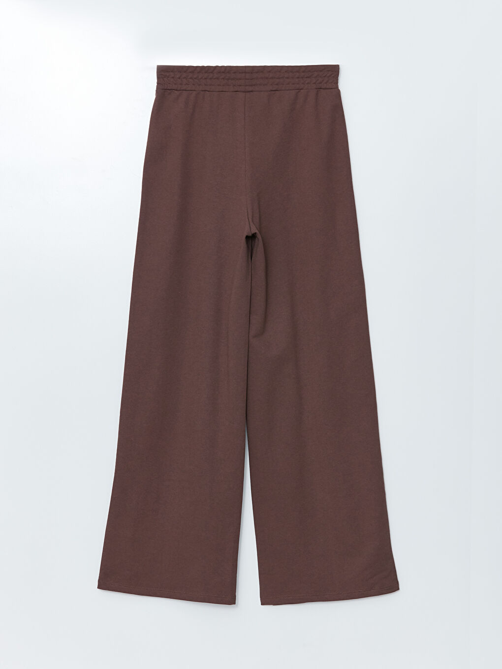 Women's Elastic Waist Comfortable Fit Plain Sweatpants-6