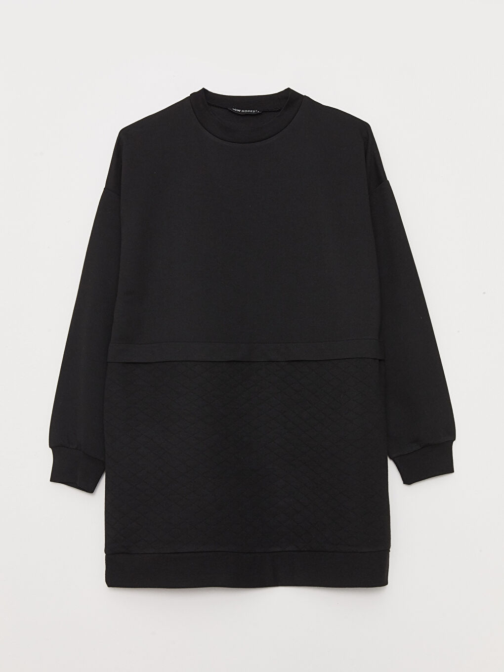 Patterned Oversize Women's Sweatshirt Tunic-5