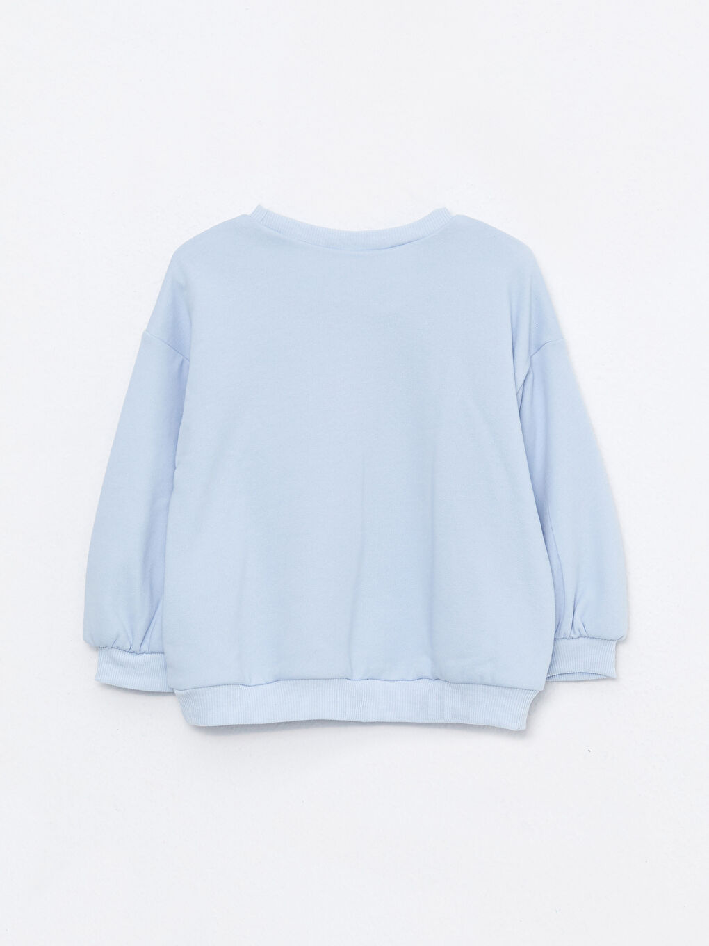 Mavi Bisiklet Yaka Uzun Kollu Baskılı Kız Bebek Sweatshirt-1