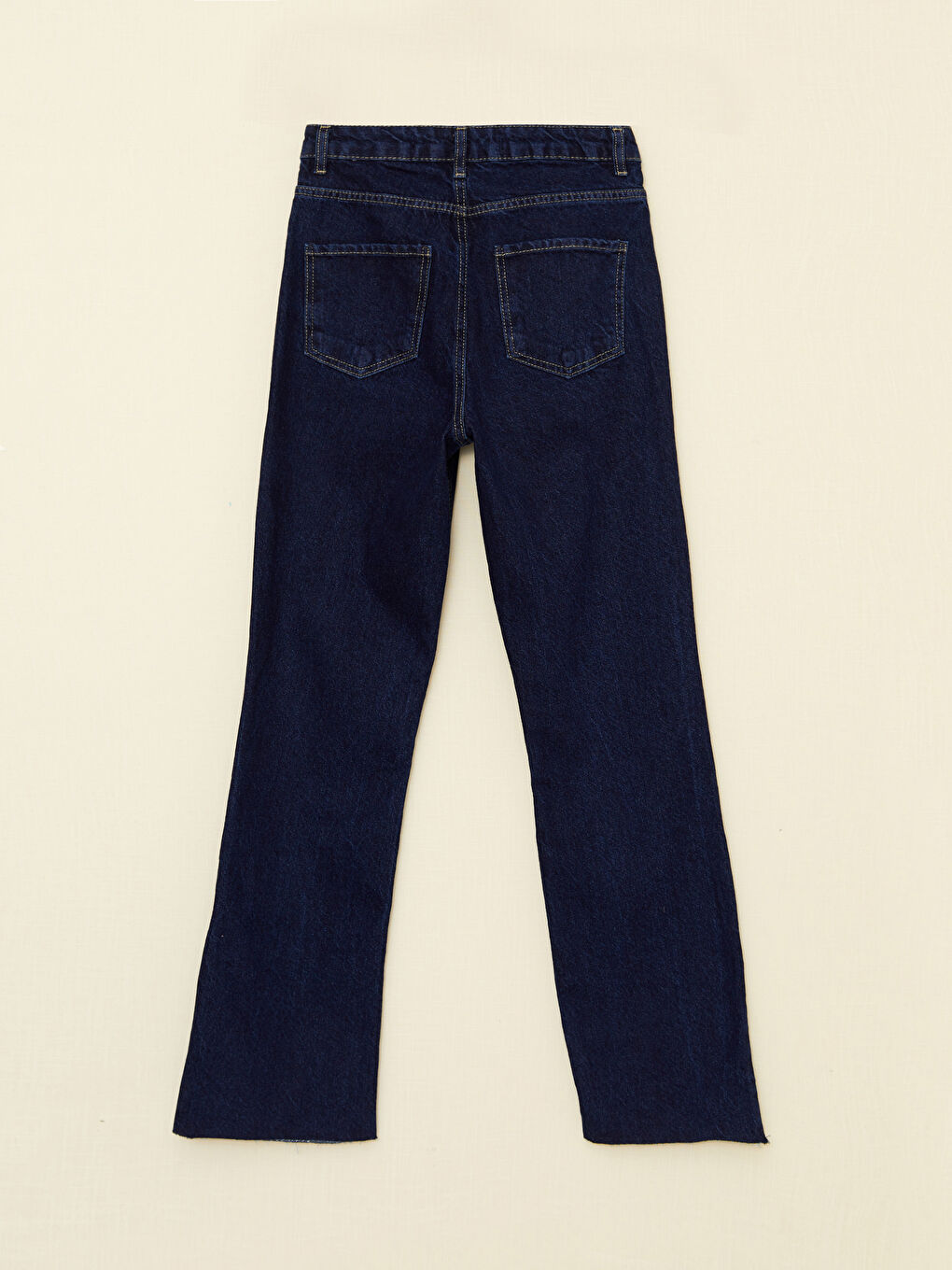 LCW Modest Koyu Rodeo Straight Fit Kadın Jean Pantolon - 3