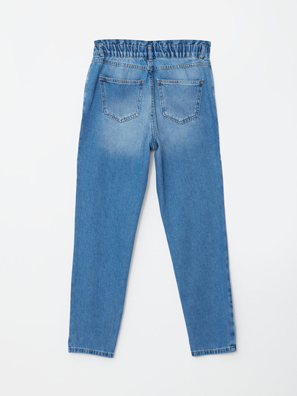 İndigo Kadın Harem Fit Düz Jean Pantolon-6