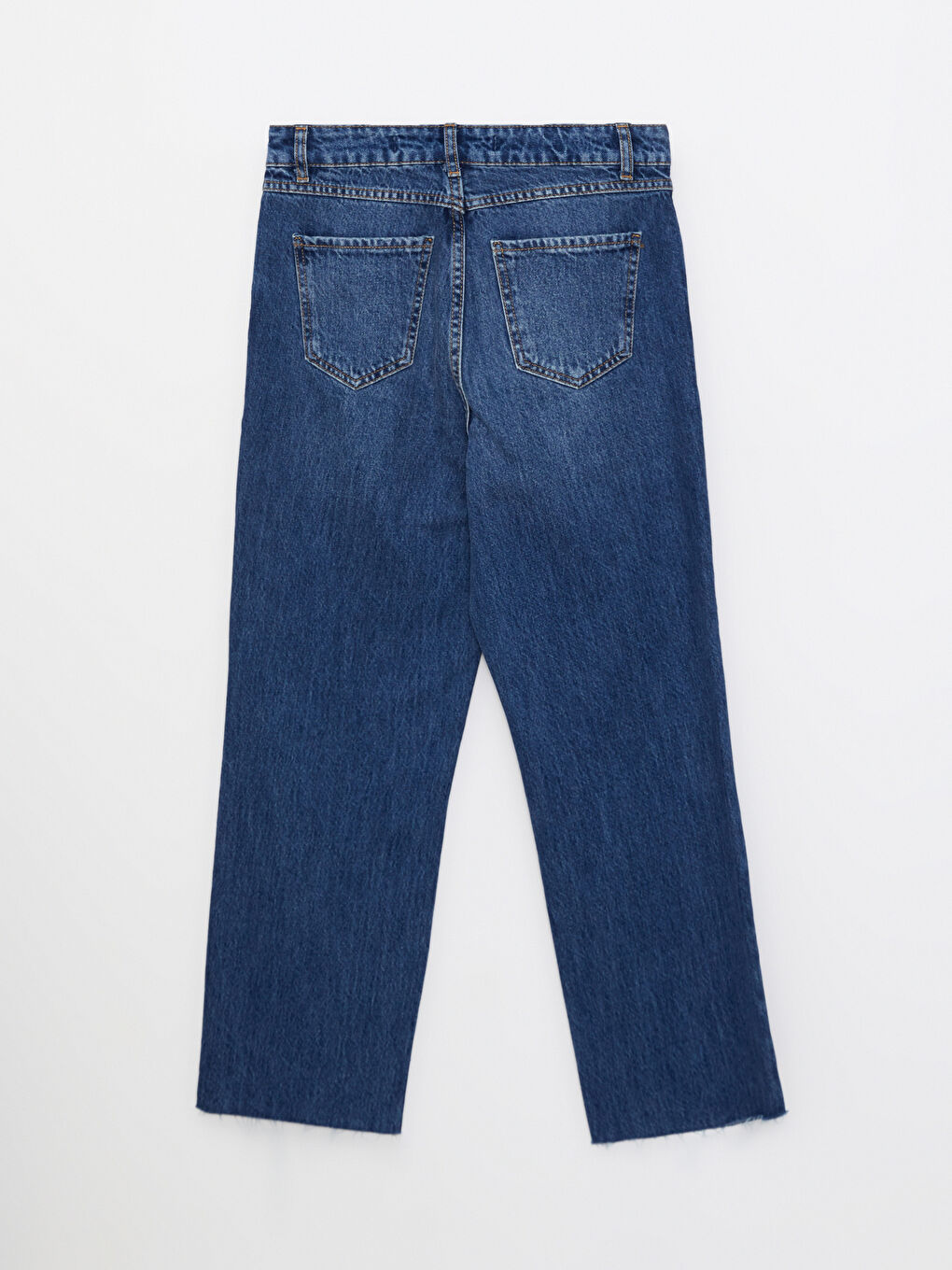 İndigo Kadın Boyfriend Düz Jean Pantolon-6