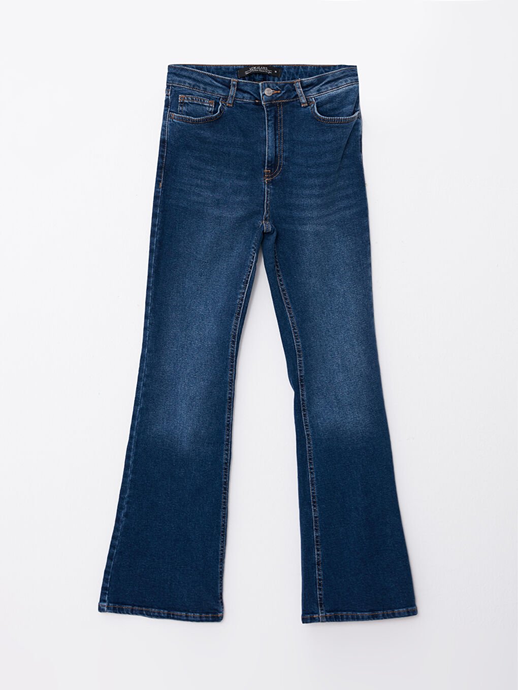 İndigo Mars Flare Kadın Jean Pantolon-5