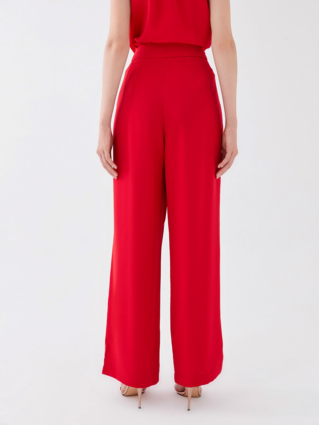 LCWAIKIKI Classic Women's Standard Fit Plain Trousers -W2H653Z8-SKN