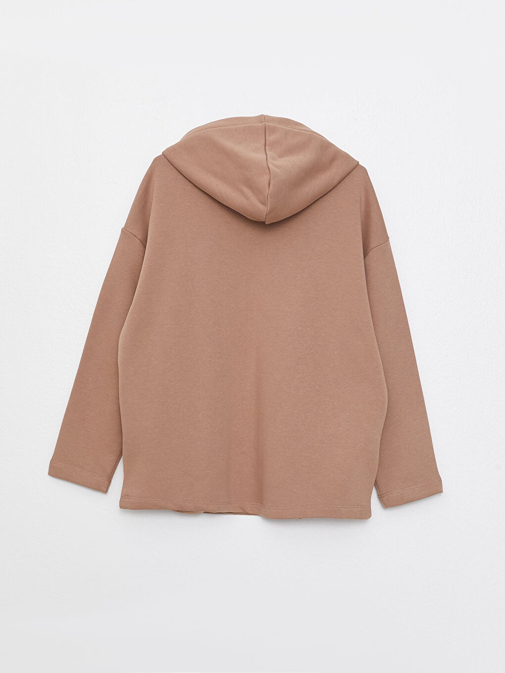 LCW DREAM Hooded Plain Long Sleeve Women's Sweatshirt Pajama Top -W2H758Z8-GEJ