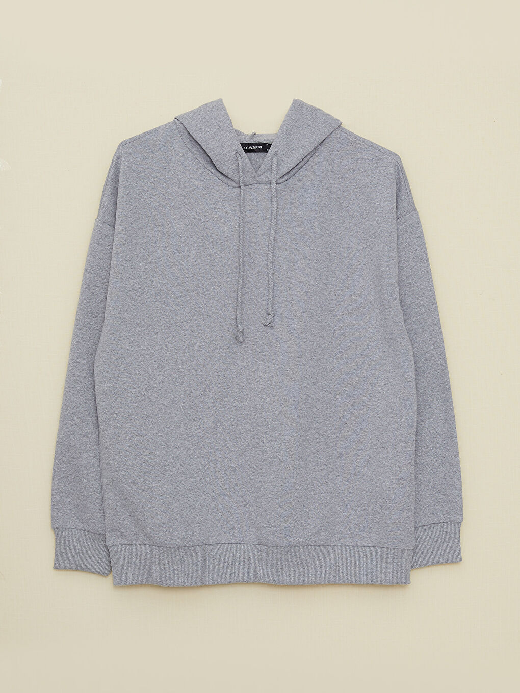 Hooded Regular Long Sleeve Women's Pajama Top -W2H790Z8-CT3