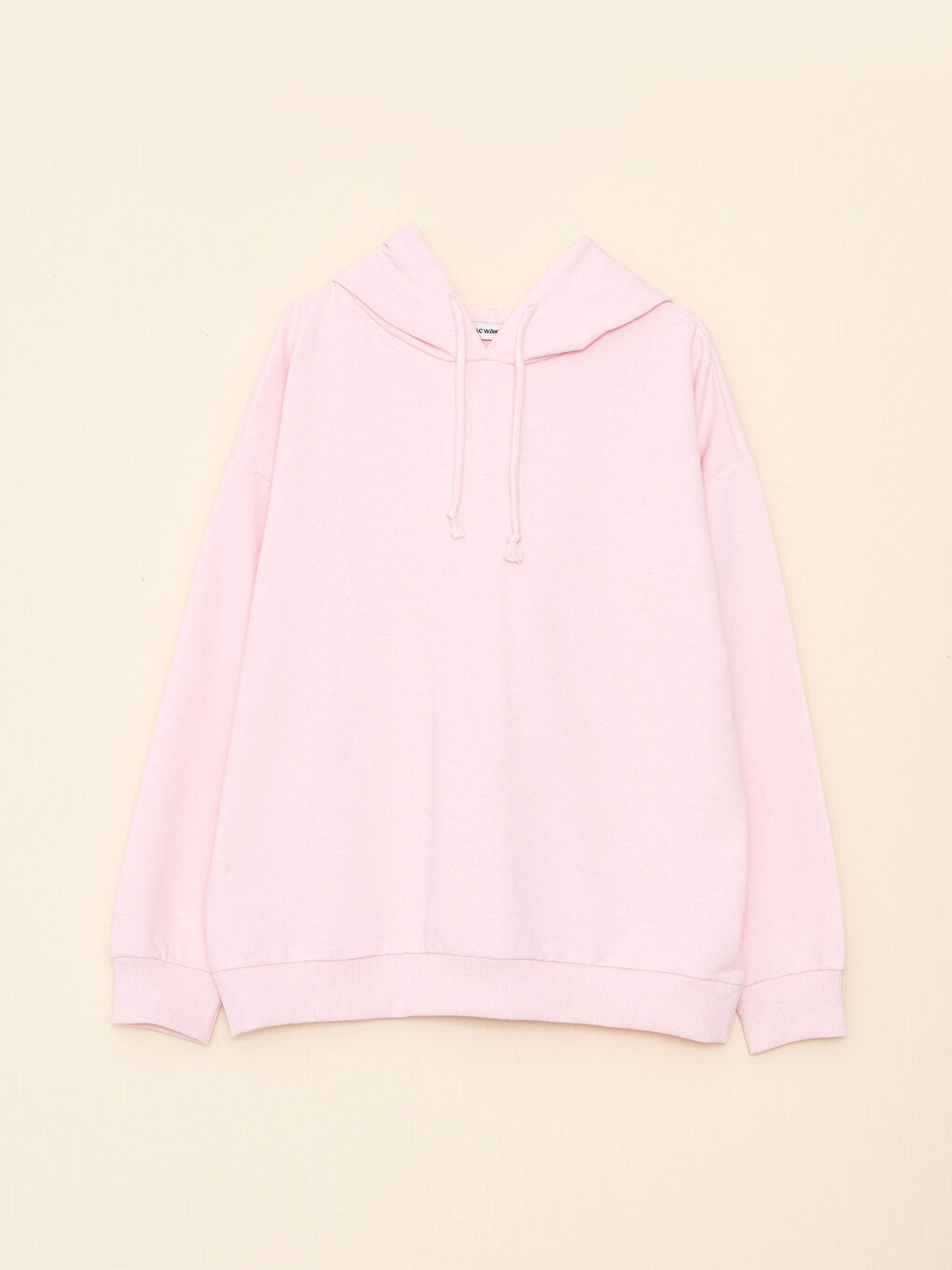 LCW ECO Kapüşonlu Düz Uzun Kollu Kadın Pijama Üst -W2H790Z8-JZ2