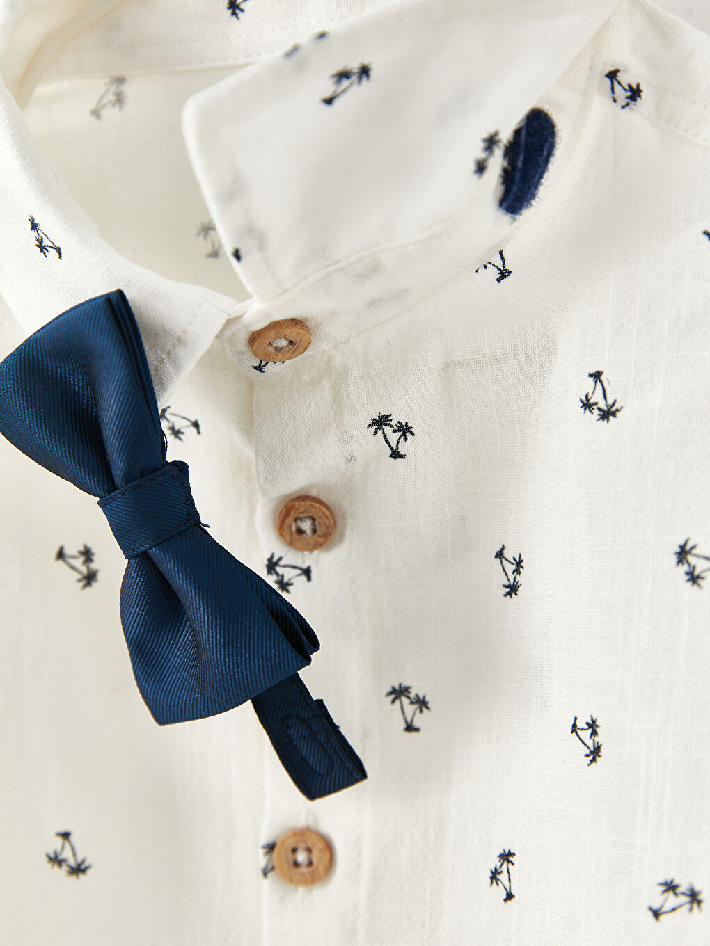 Beyaz Uzun Kollu Baskılı Erkek Bebek 3'lü Takım-4