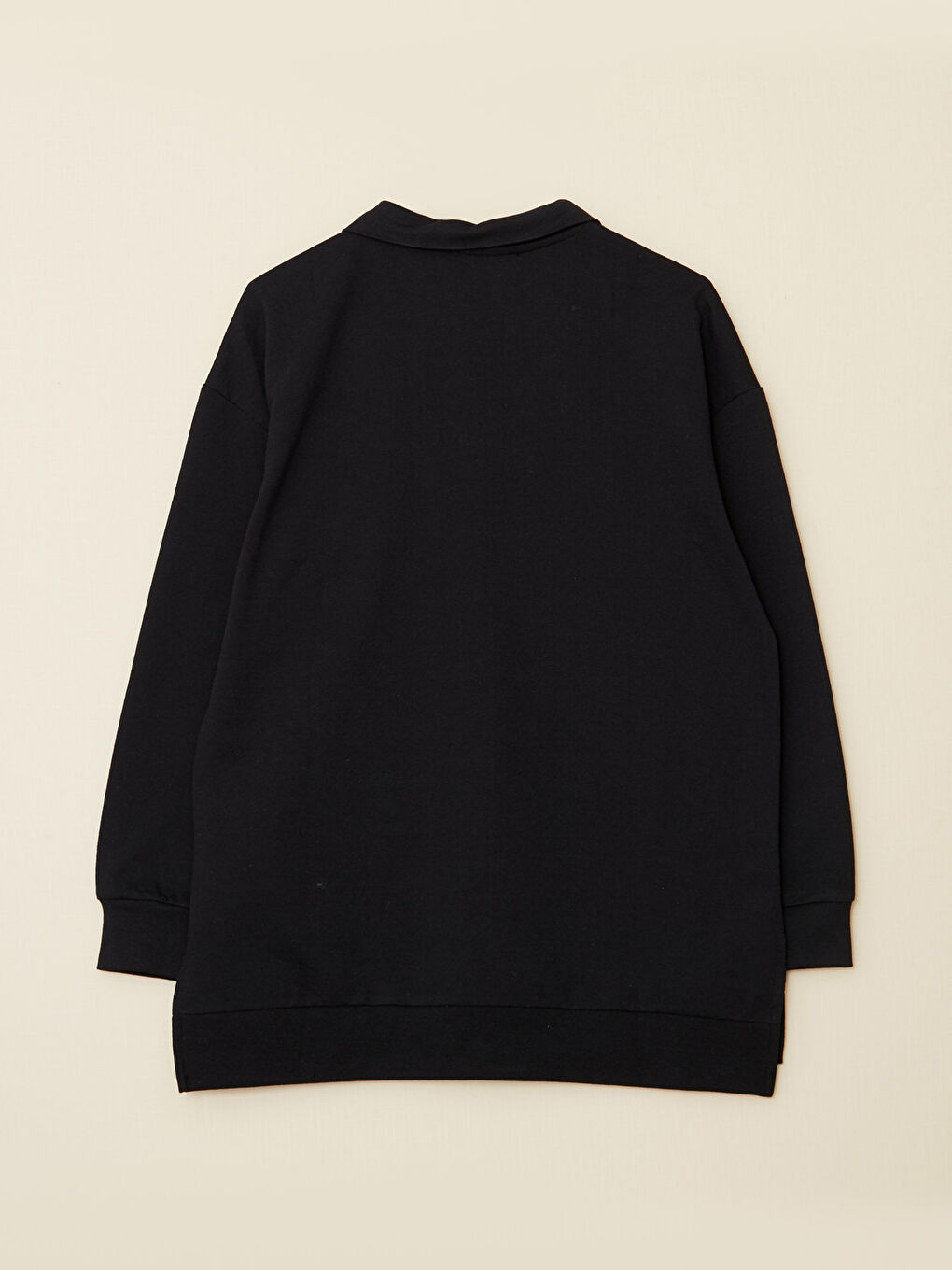 Turtle Neck Regular Long Sleeve Women's Pajama Top-6