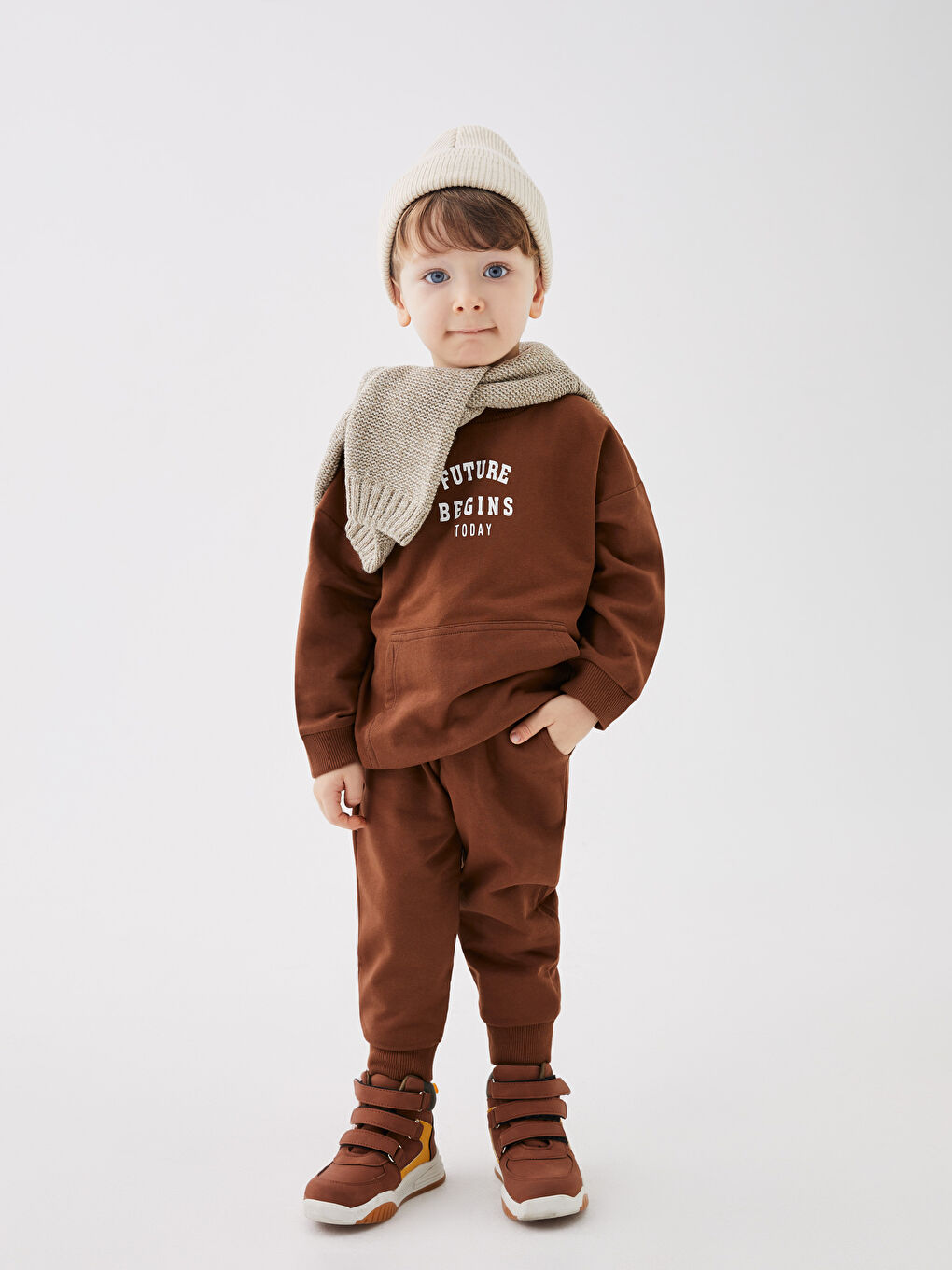 Crew Neck Long Sleeve Baby Boy 2-Pack Set