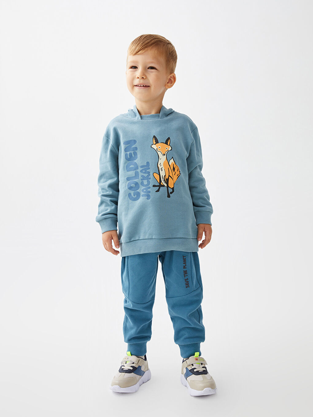 LCW baby Langarm Bedruckter Baby Jungen Kapuzenpullover -W2H858Z1-GQT
