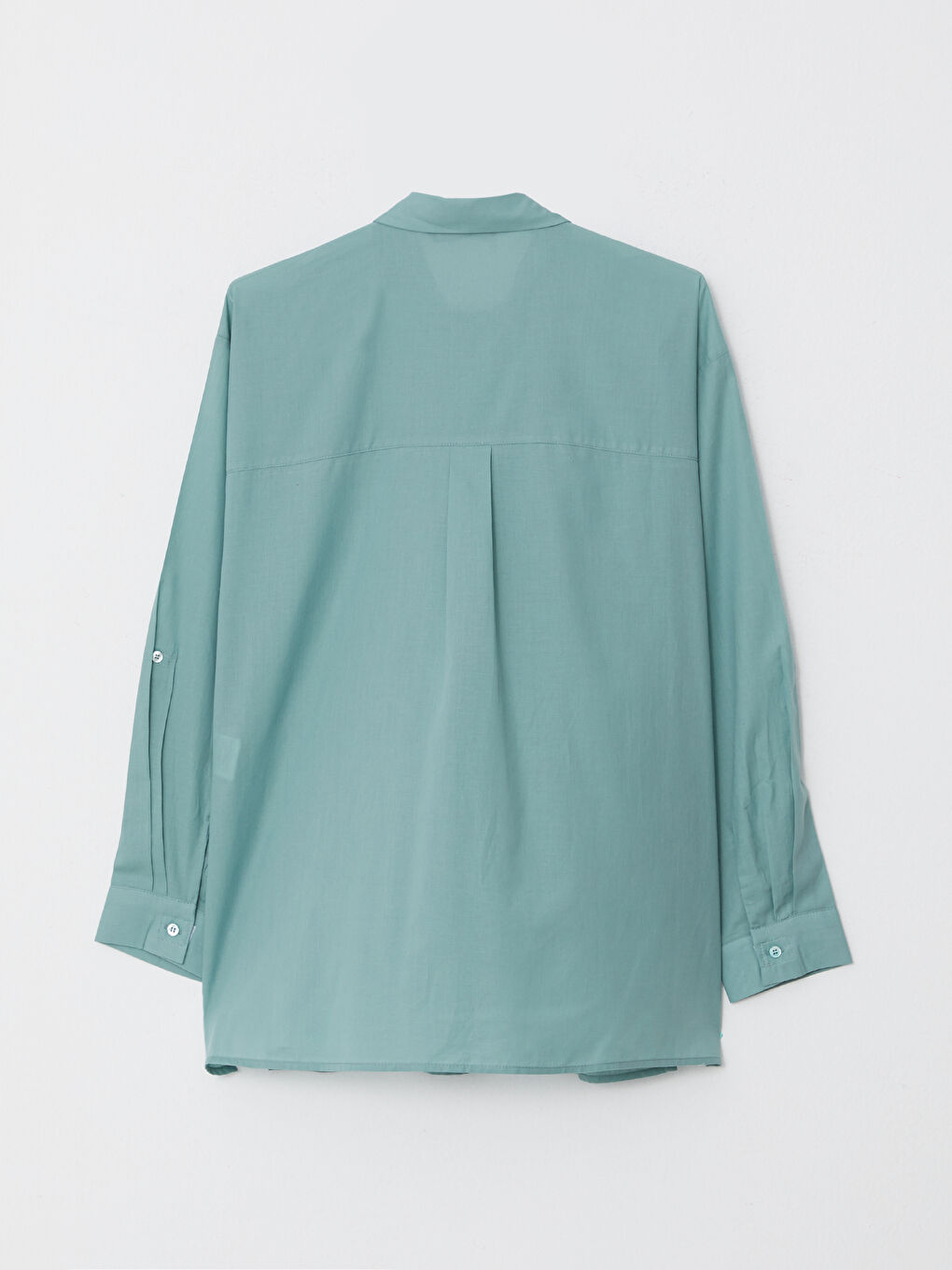 Plain Long Sleeve Women's Shirt-4