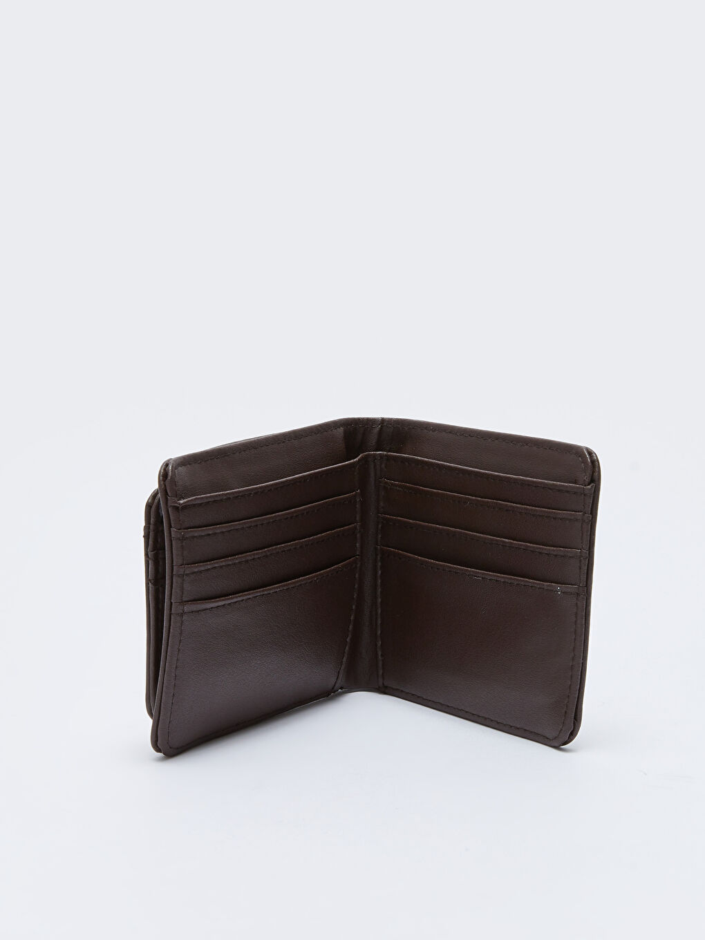 Kahverengi Deri Görünümlü Erkek Cüzdan ve Kartlık-2