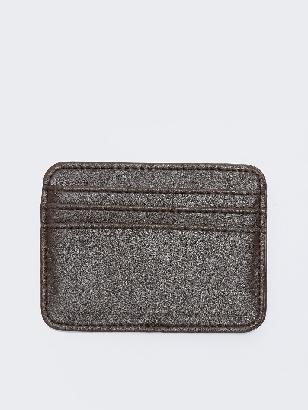 Kahverengi Deri Görünümlü Erkek Cüzdan ve Kartlık-3