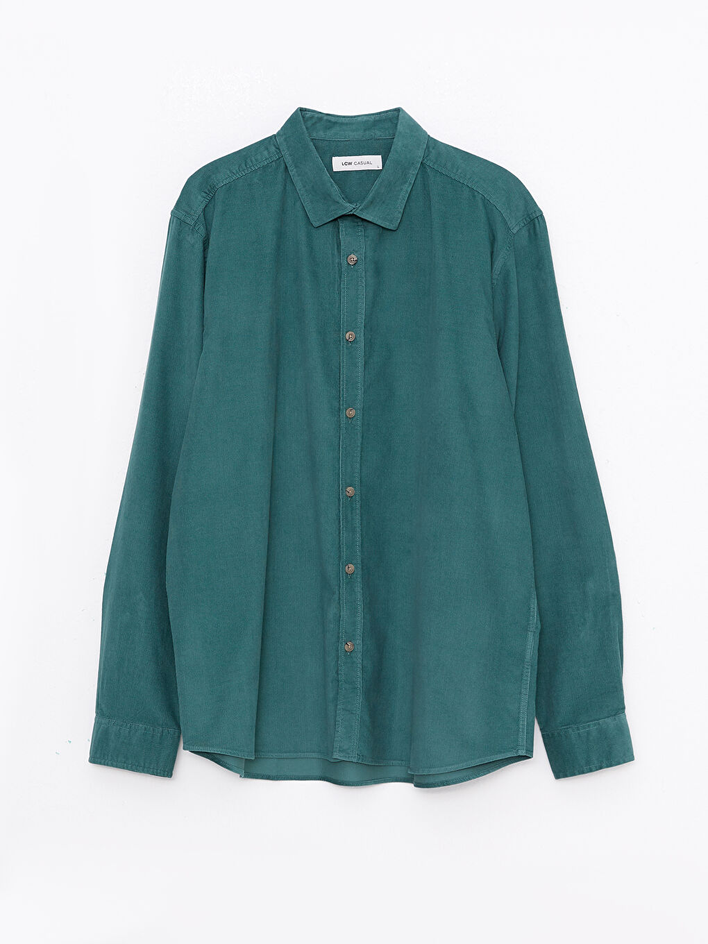 Turkuaz Regular Fit Uzun Kollu Kadife Erkek Gömlek Ceket-5