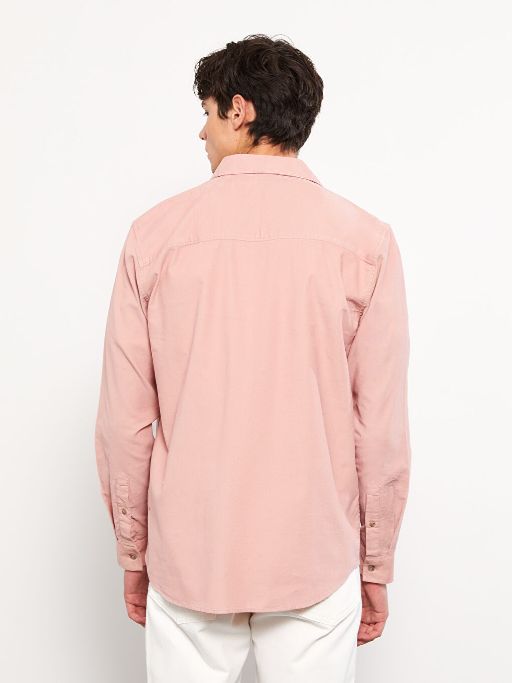 XSIDE Regular Fit Long Sleeve Velvet Men's Shirt Jacket -W2H931Z8-QLK