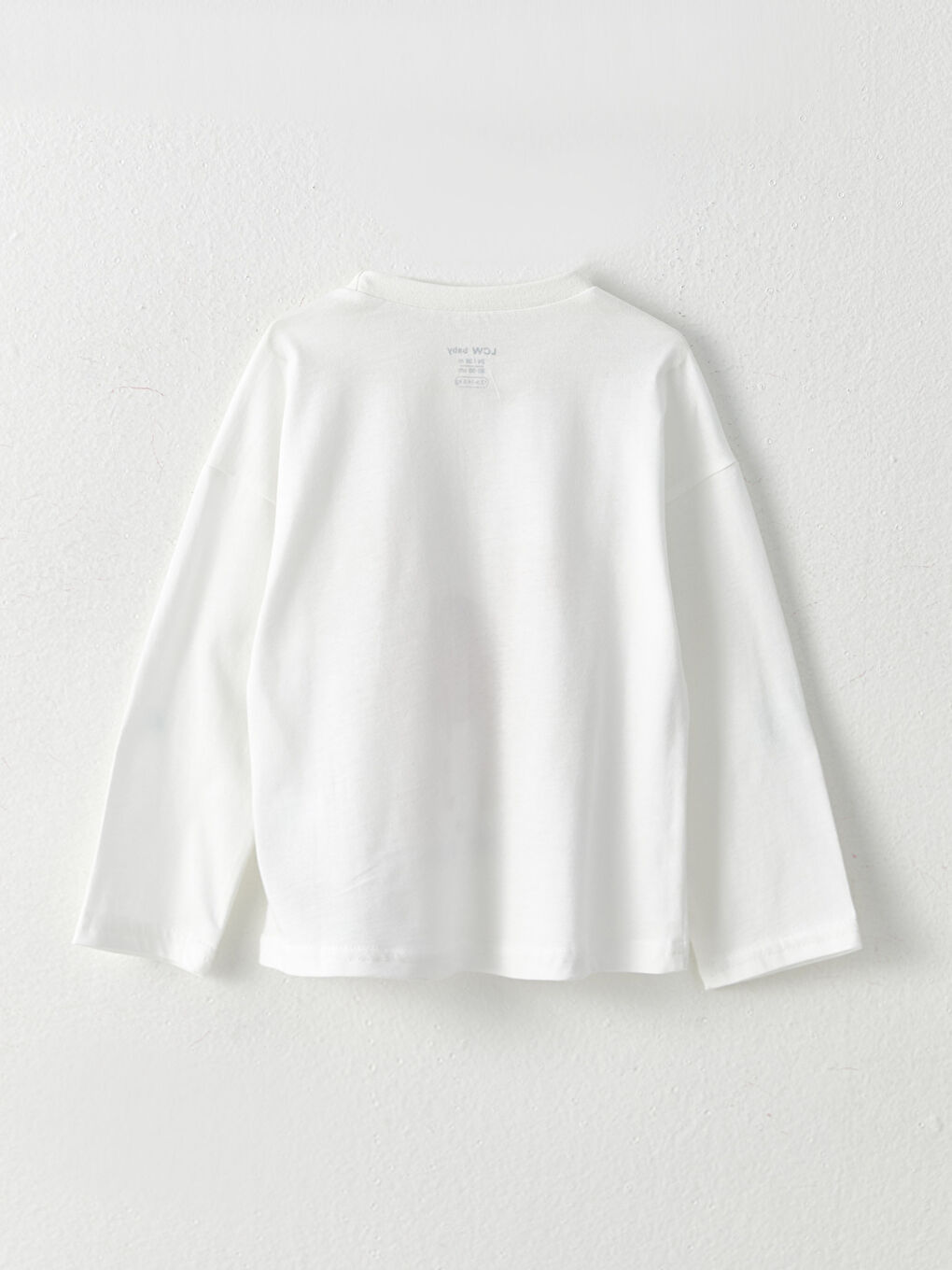 Crew Neck Long Sleeve Printed Cotton Baby Boy T-shirt-1