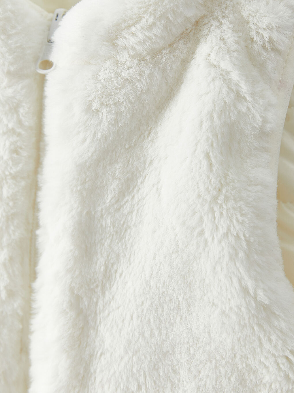 Kapüşonlu Kız Bebek Çift Taraflı Yelek-2