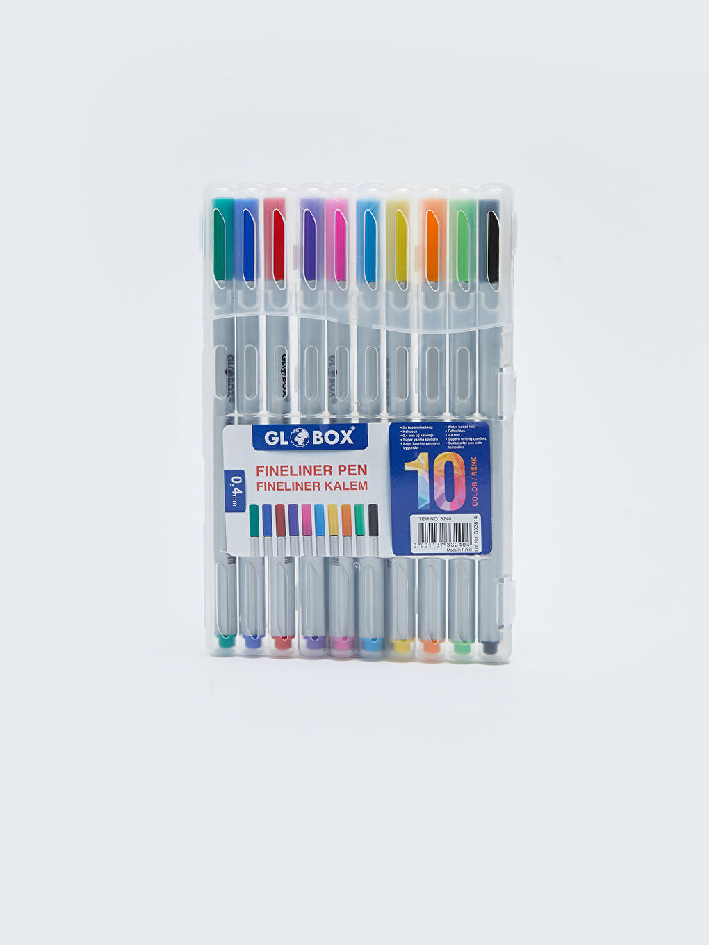 Karışık Renkli İnce Kalem 10'lu