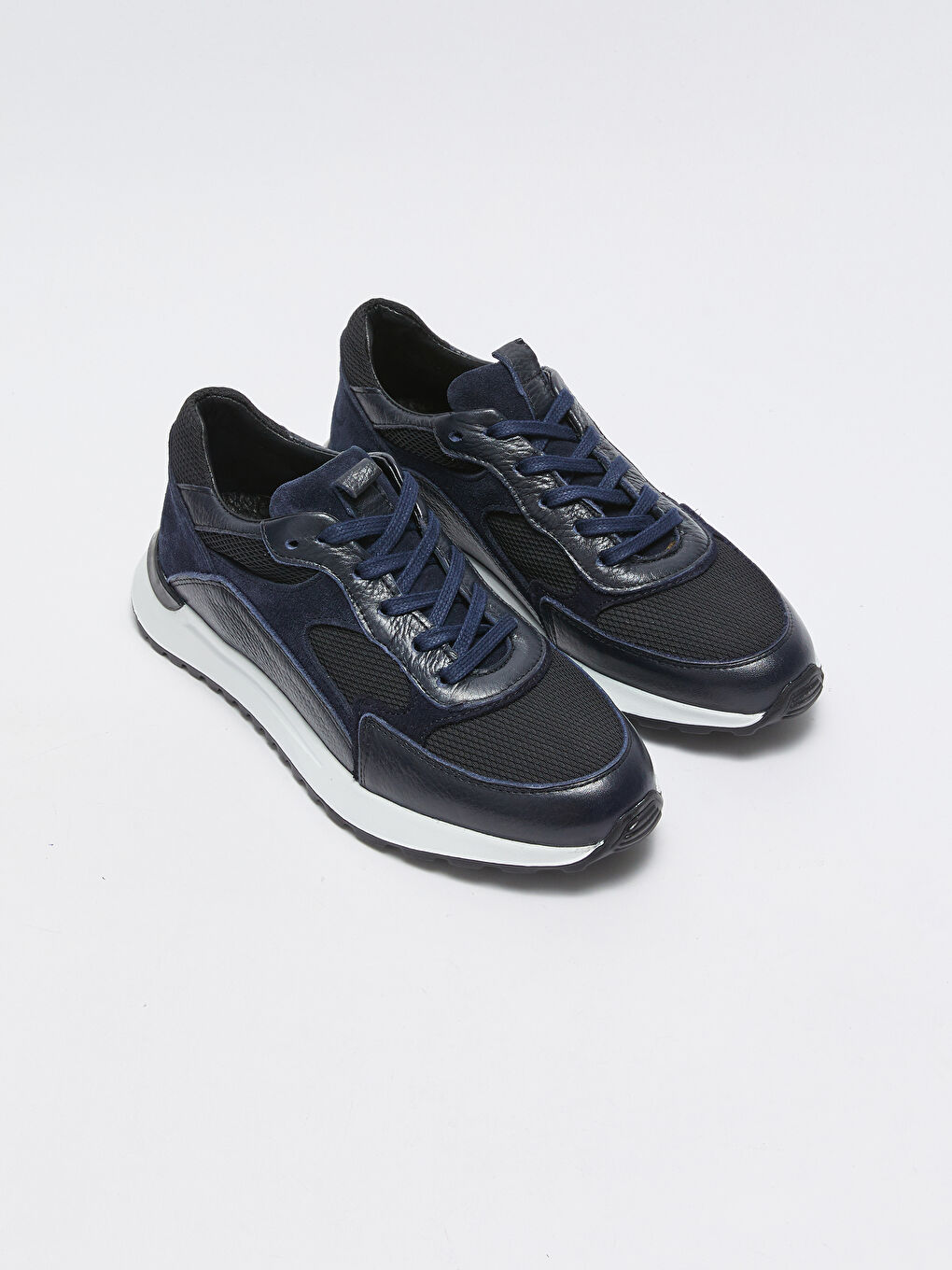 Lacivert Bağcıklı Erkek Spor Ayakkabı