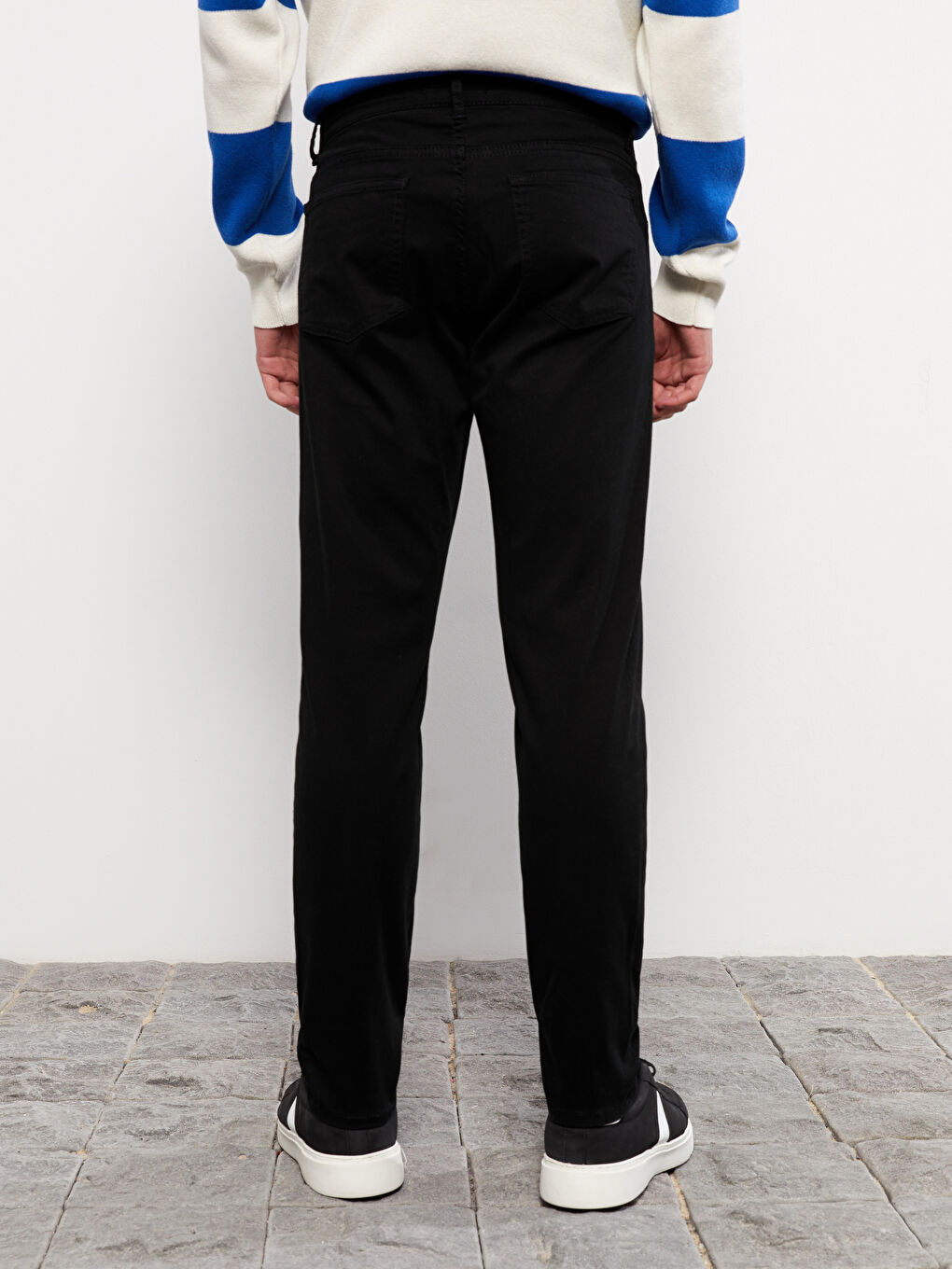 XSIDE Slim Fit Twill Men's Trousers -W2HA89Z8-RQL