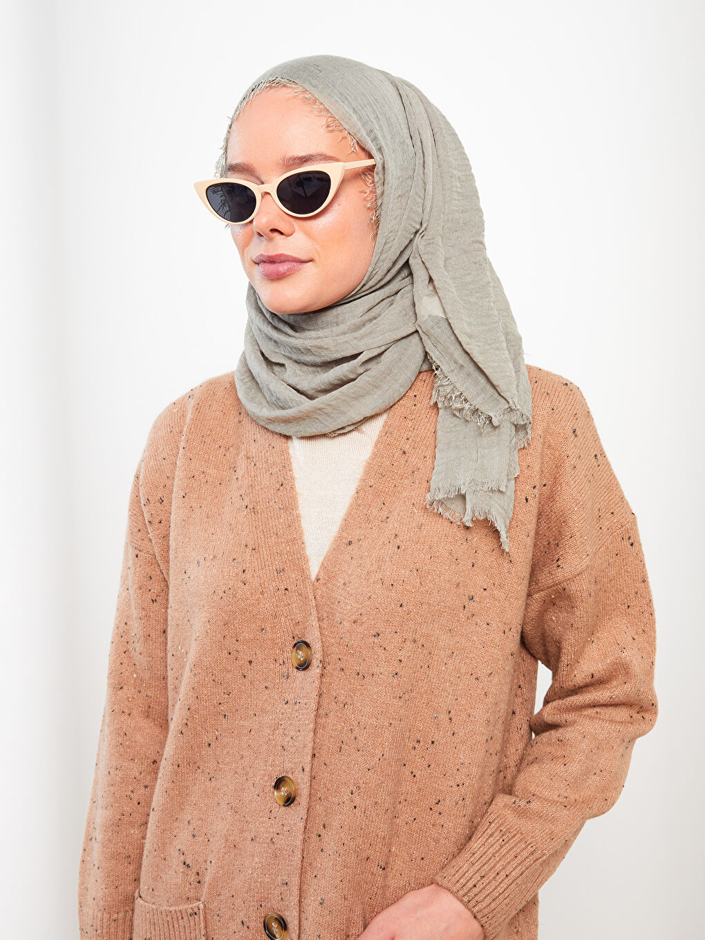 وشاح سادة للسيدات-1